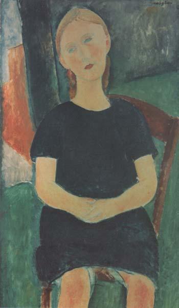 Amedeo Modigliani Jeune fille sur une chaise (mk38) France oil painting art